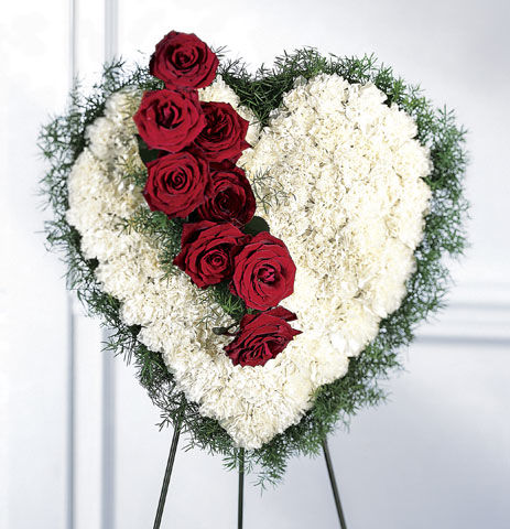 Bold Heart Funeral Flowers Bold Heart Funeral Flowers